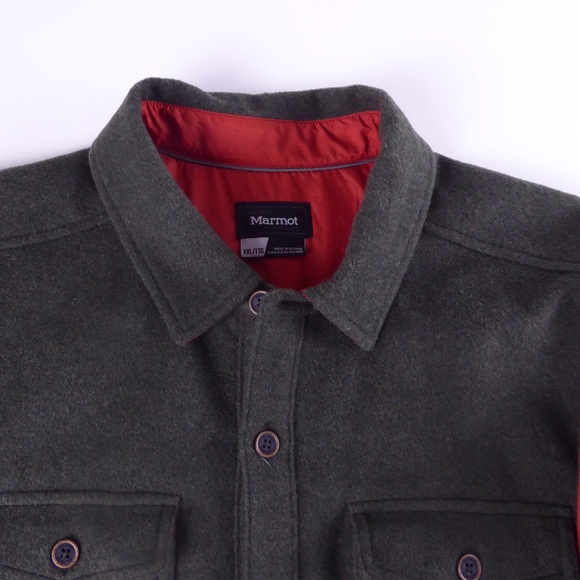 Marmot Stilson Wool Blend Button Shirt Jacket NWT - Picture 4 of 8